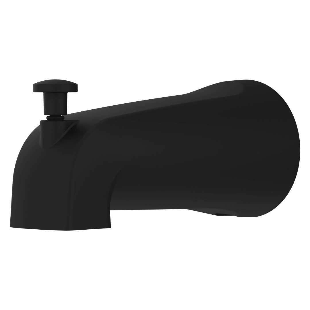 ABS Tub Spout Job Pack Quantity of 12 in Matte Black