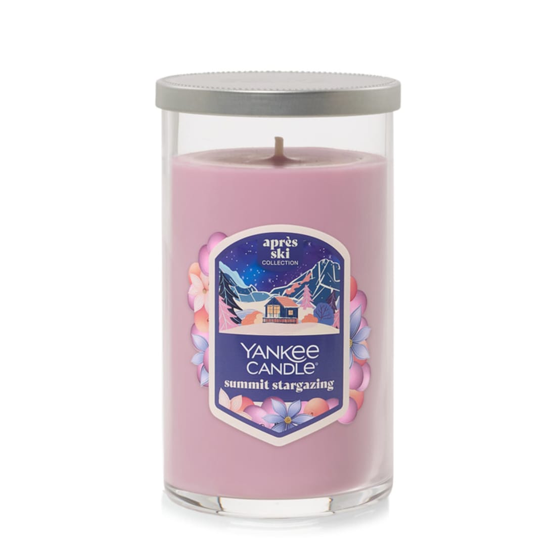 Yankee Candle Summit Stargazing Medium Pillar Scented Candles, 14.25 oz