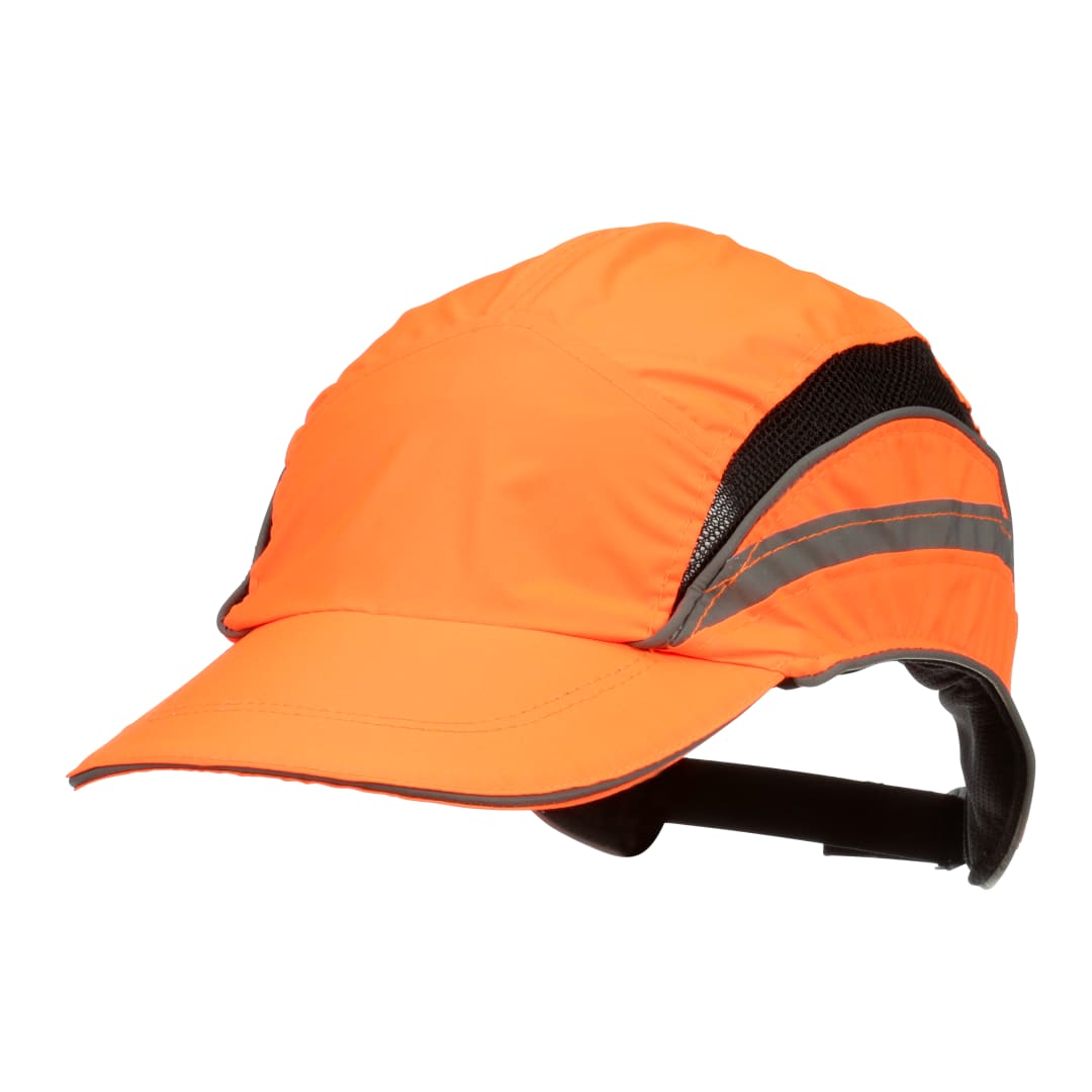 3M™ First Base™ 3 Protinárazová čiapka 2021875, klasická, vysoká viditeľnosť, oranžová, štandardný šilt, 70 mm, 20 EA/Case