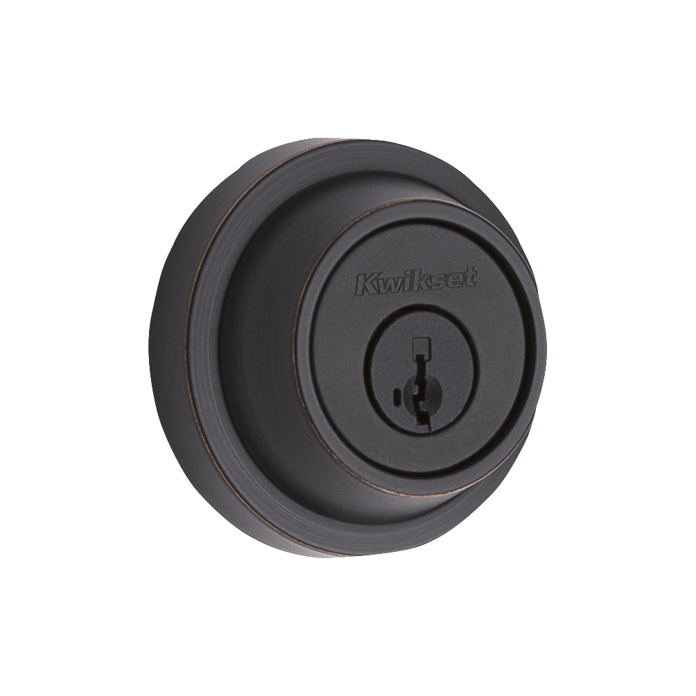 660 Contemporary Deadbolt, Keyed One Side, featuring SmartKey Security™ in Venetian Bronze