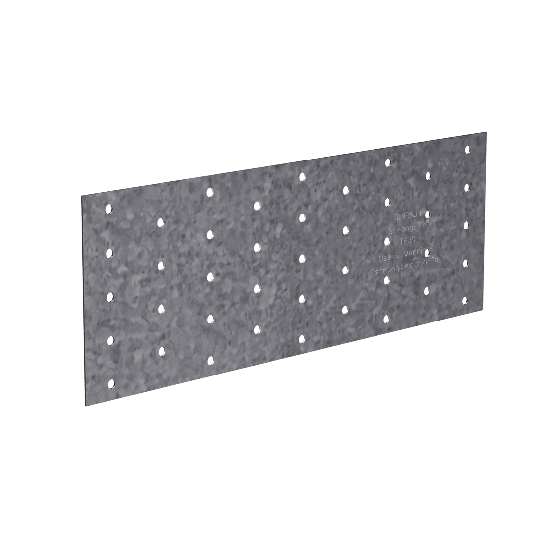 Simpson Strong-Tie TP39 TP 3-1/2 in. x 9 in. 20-Gauge Galvanized Tie Plate (Pack of 200)