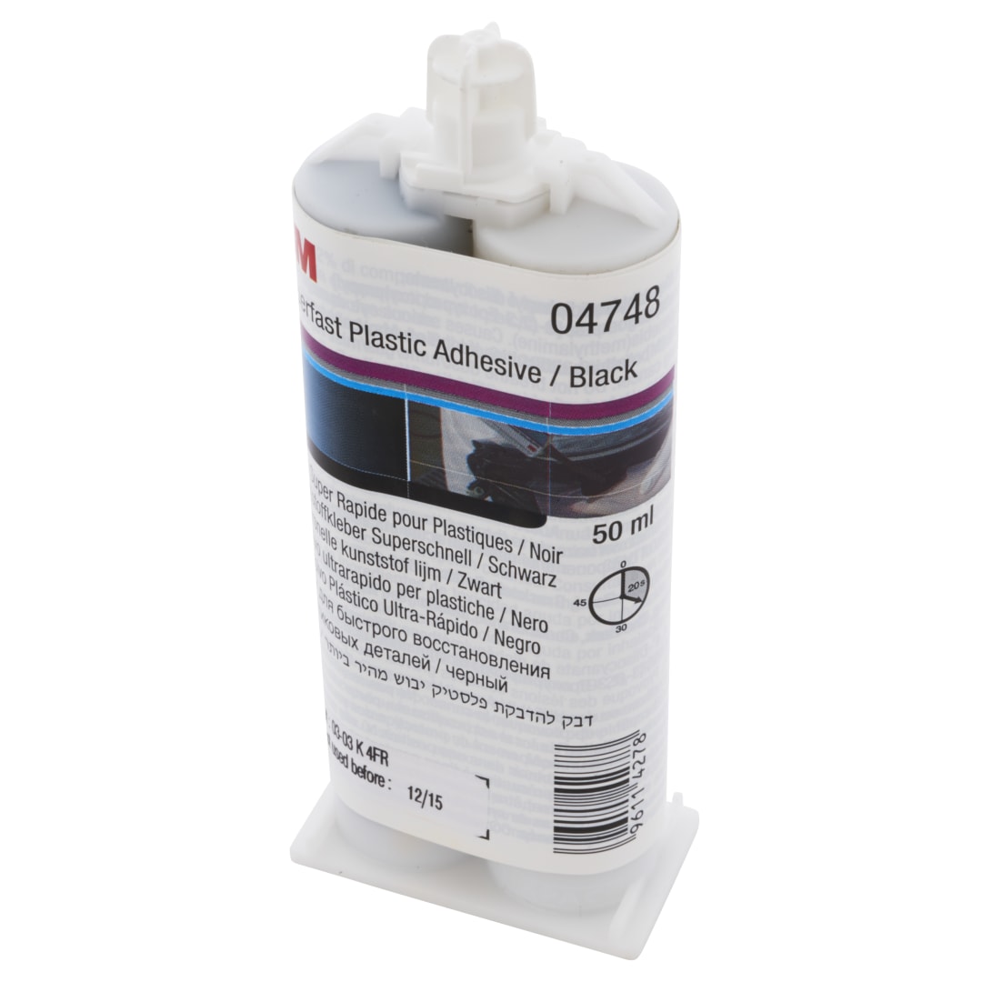 3M™ Superfast-Kunststoffklebstoff, Schwarz, 48,5 ml, 04748