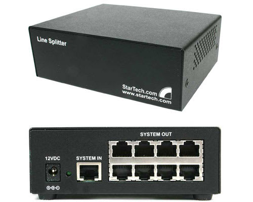 8 Port Line Splitter for ST128UTP