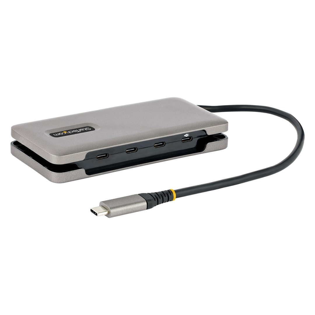 USBC 10G to 4x USB-C - PD Pass Through - Long hideaway cable