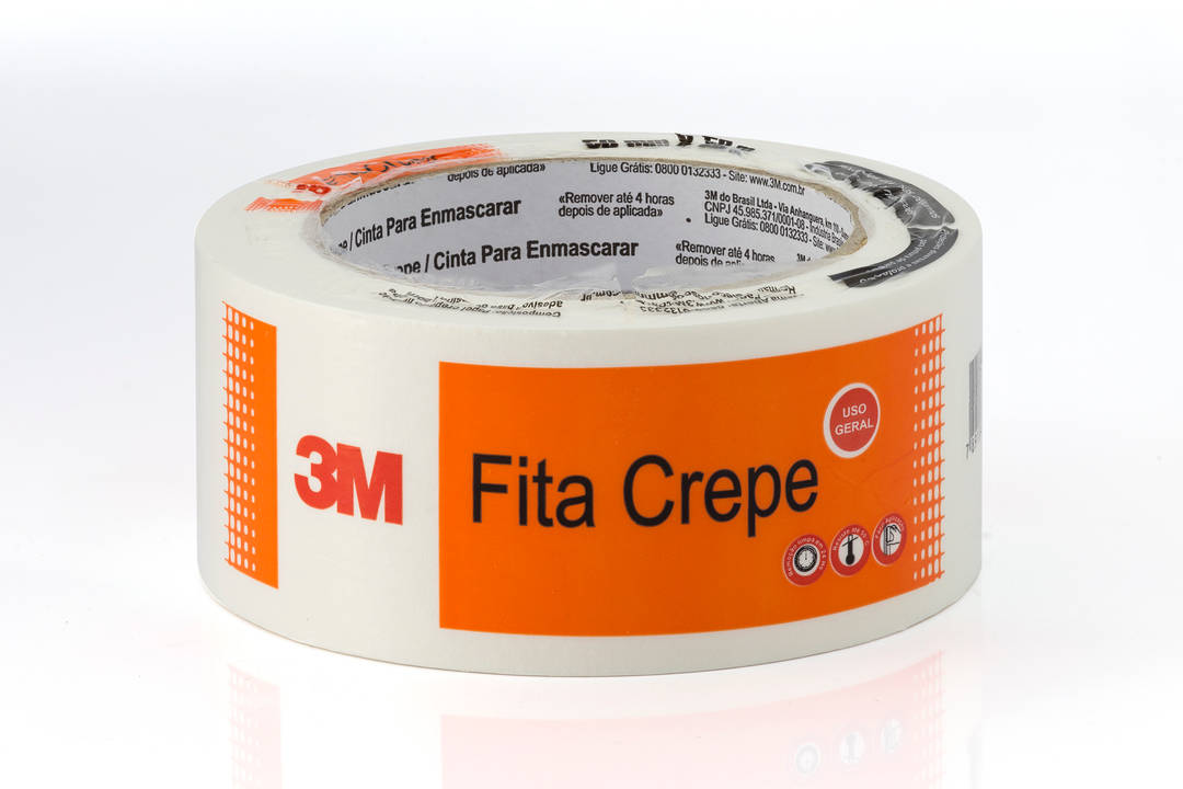 Fita Crepe 3M™, 50 mm x 50 m, 1 Unidade