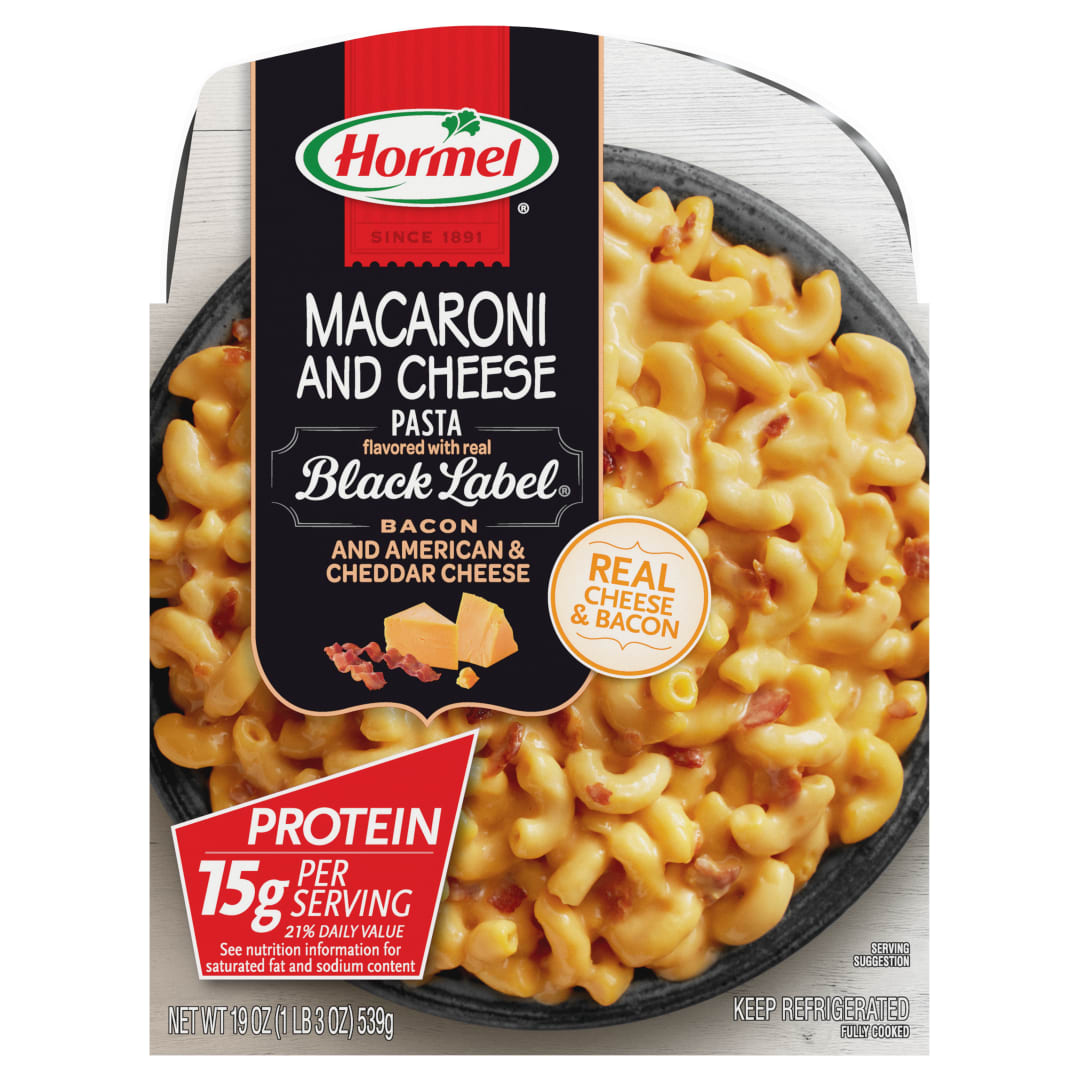 HORMEL Macaroni and Cheese Pasta Flavored with HORMEL BLACK LABEL Bacon