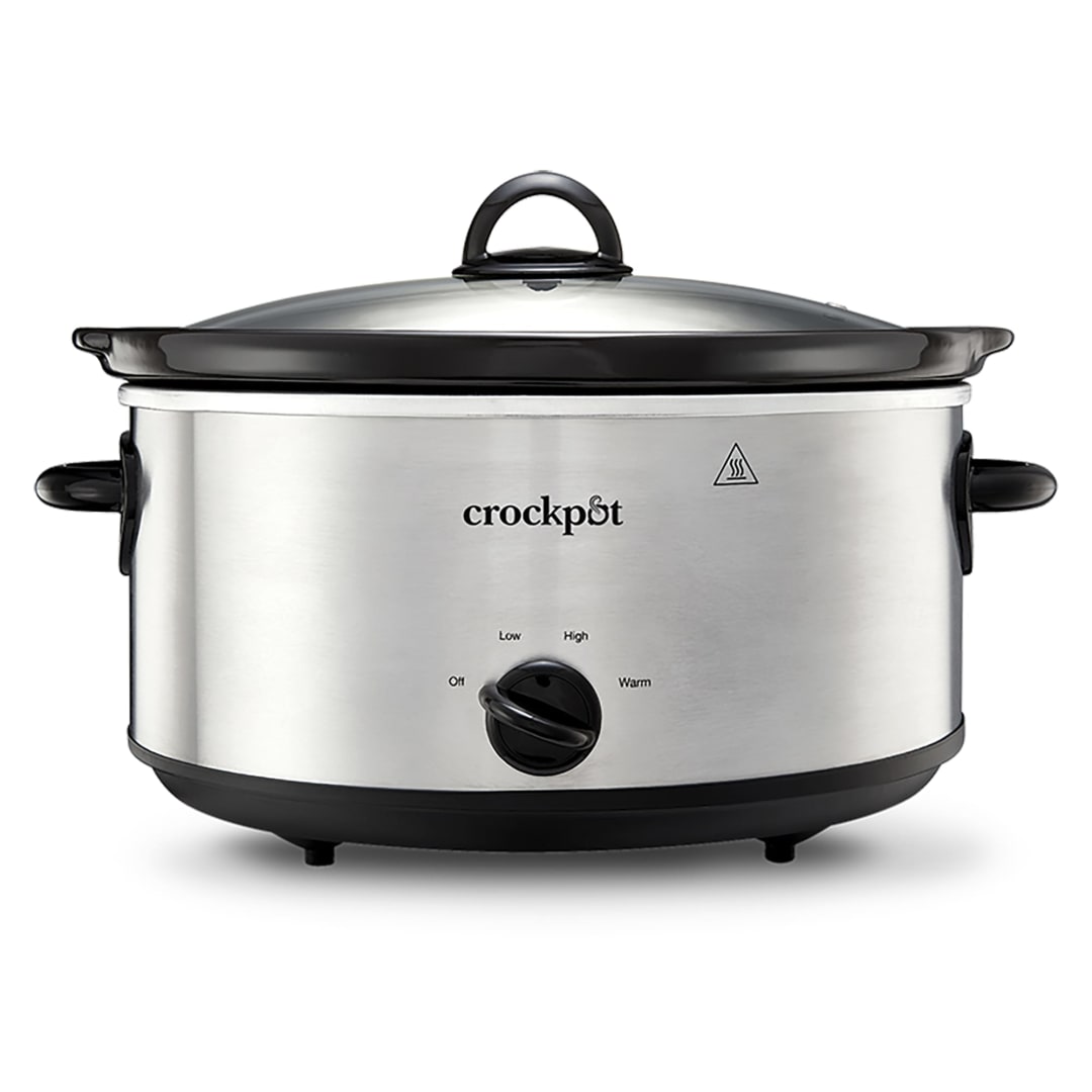 CROCKPOT 5.6L SS MANUAL SLOW COOKER