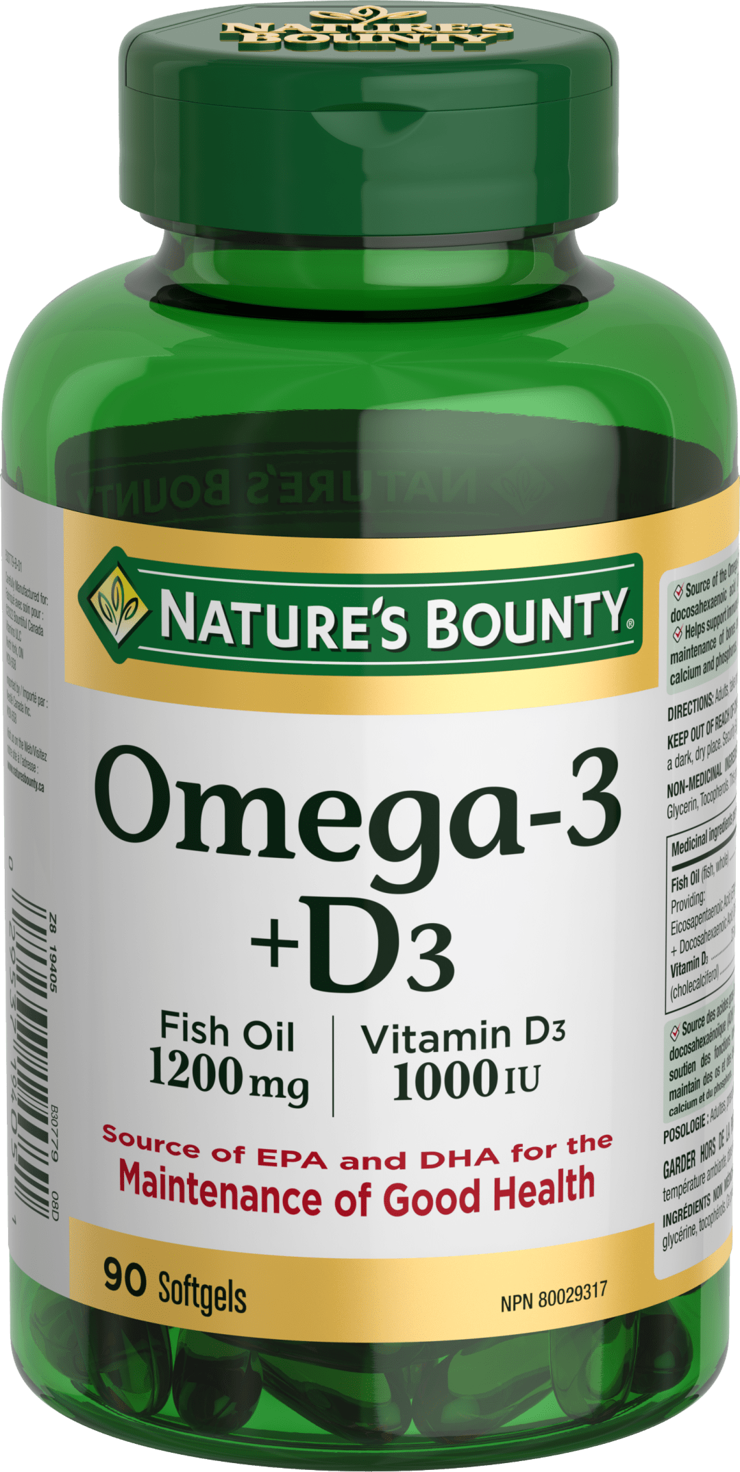 NBTY FshO w/VitD3 1200mg 24x90 SGL CA