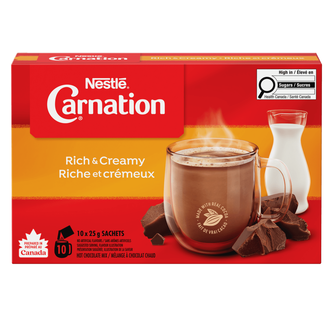 CARNATION Hot Choc Rich 12(10x25g) CA