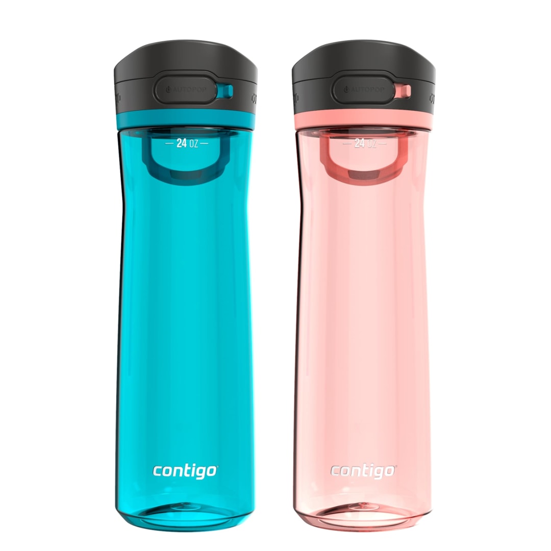 Contigo® Jackson 2.0 Tritan Water Bottle with AUTOPOP Lid, 24 oz., 2- Pack