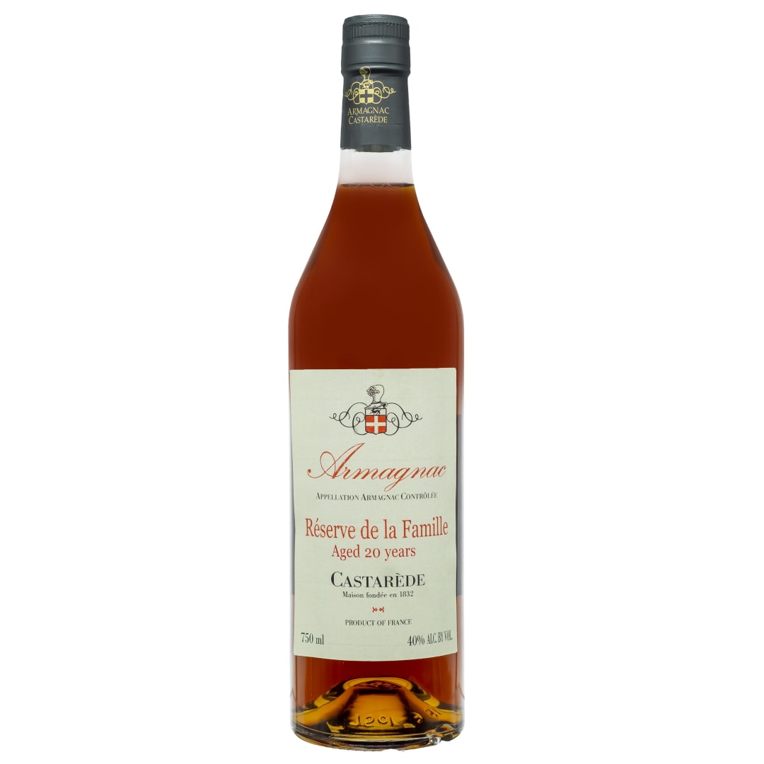 Castaréde Reserve de la Famille Aged 20 Years Armagnac 750ml 80 Proof