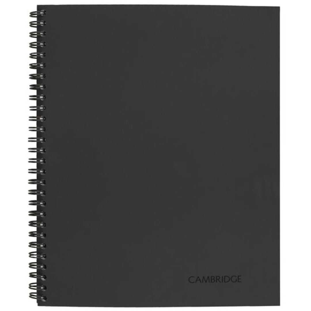 30% Recycled Business Notebook, 4.875 in x 8 in, 1 Subject, Legal Ruled, 80 Sheets, Gray