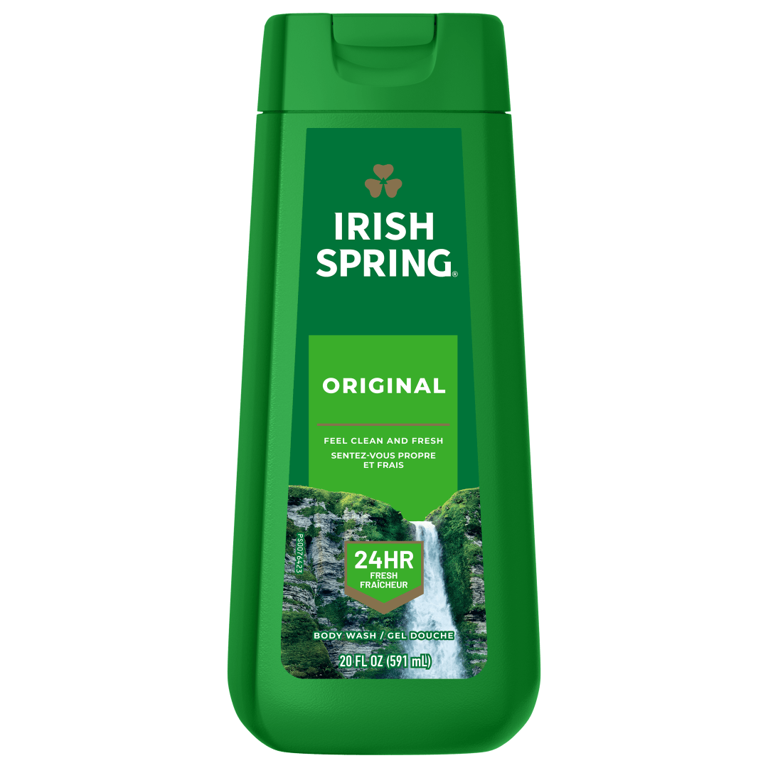 Irish Spring Original Clean Body Wash for Men, 591 mL