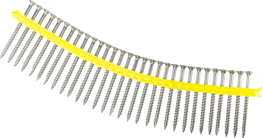 Simpson Strong-Tie SS3DSC3BS Bugle-Head Wood Screw (Collated) — #10 x 3 in. #3 Square Drive, Type 305 (1000-Qty) (Pack of 100)