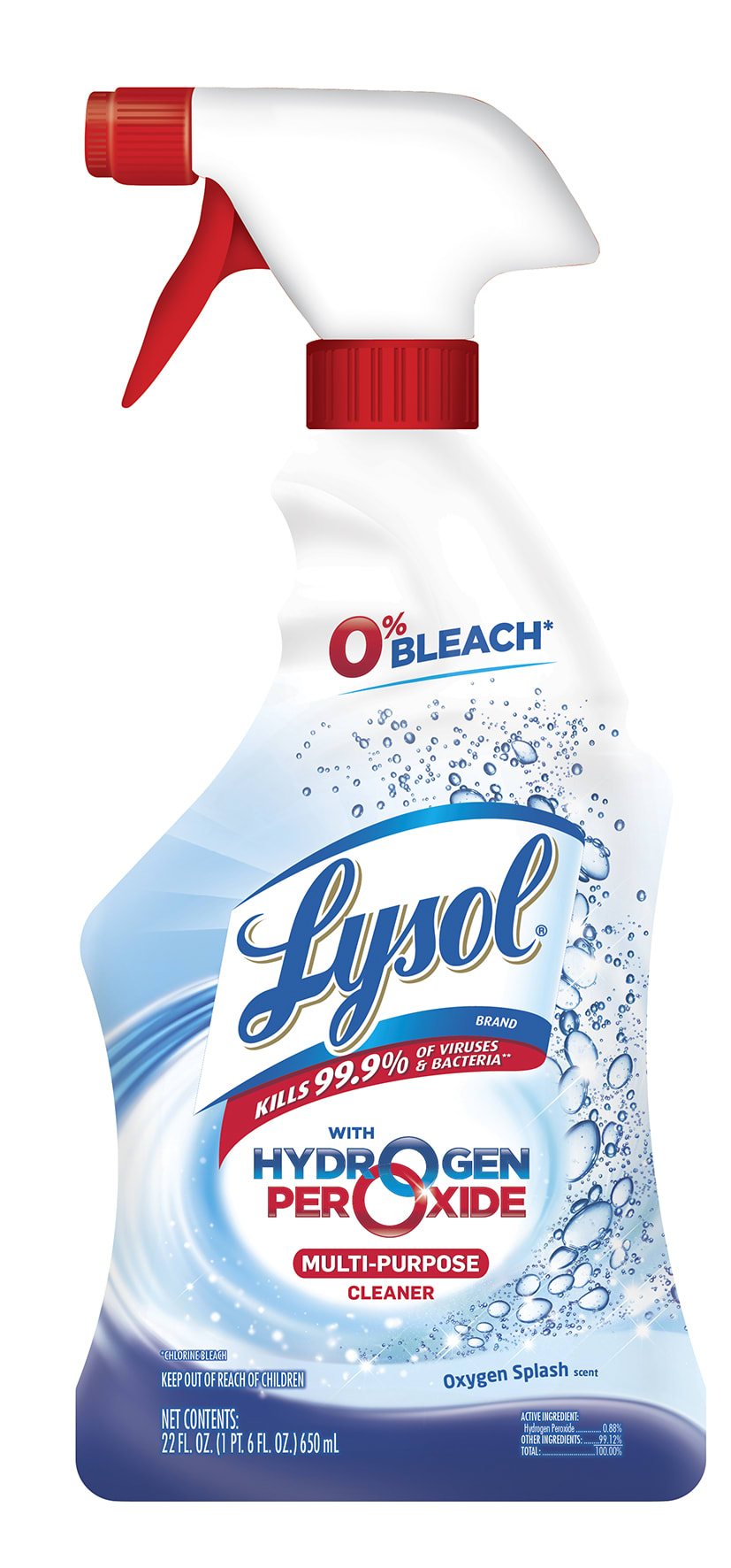 LYSOL® Power & Free™ Multi-Cleaner - Trigger Oxygen Splash 12/22 oz.