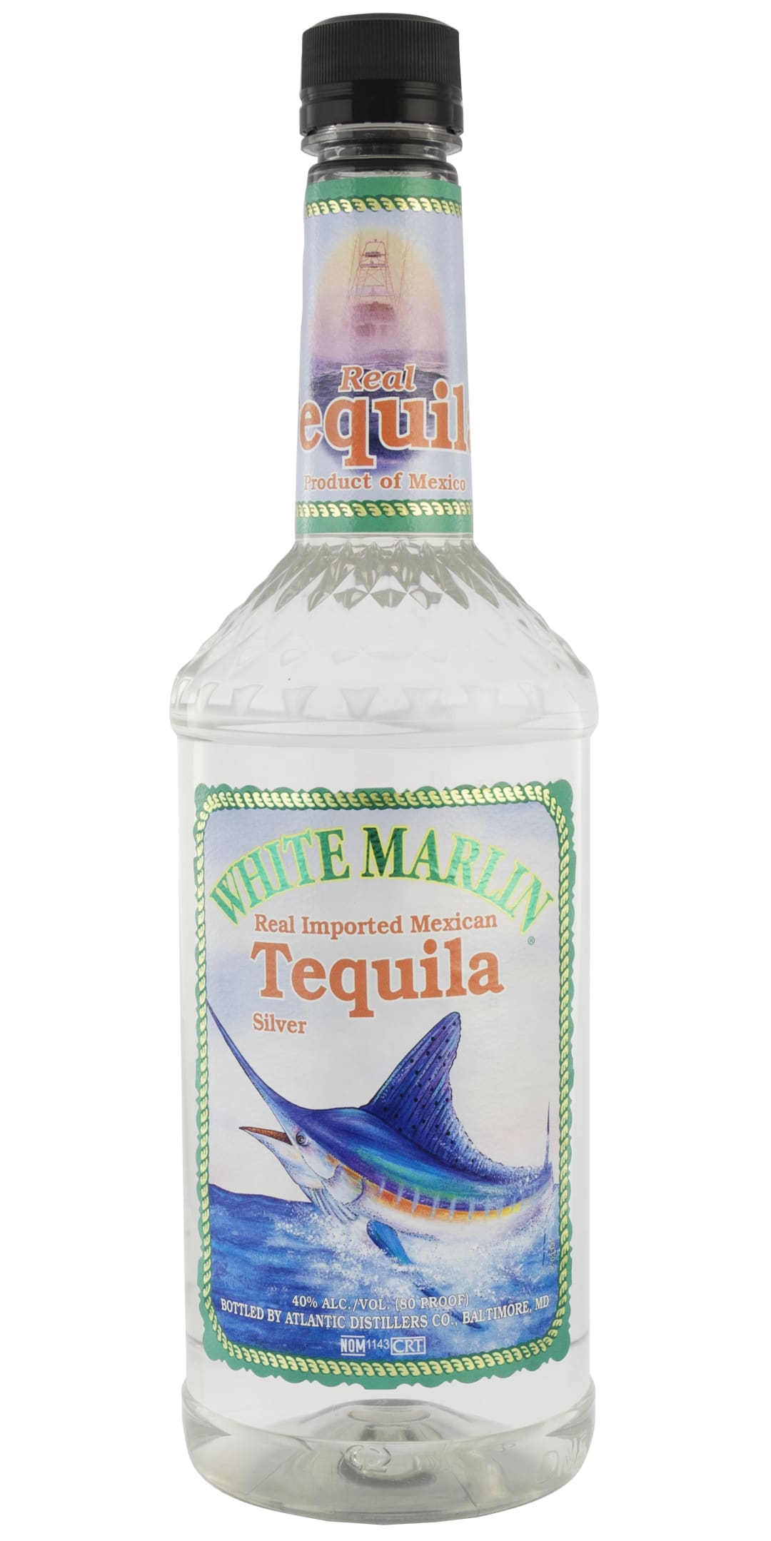 White Marlin Silver Tequila 1l 80 Proof