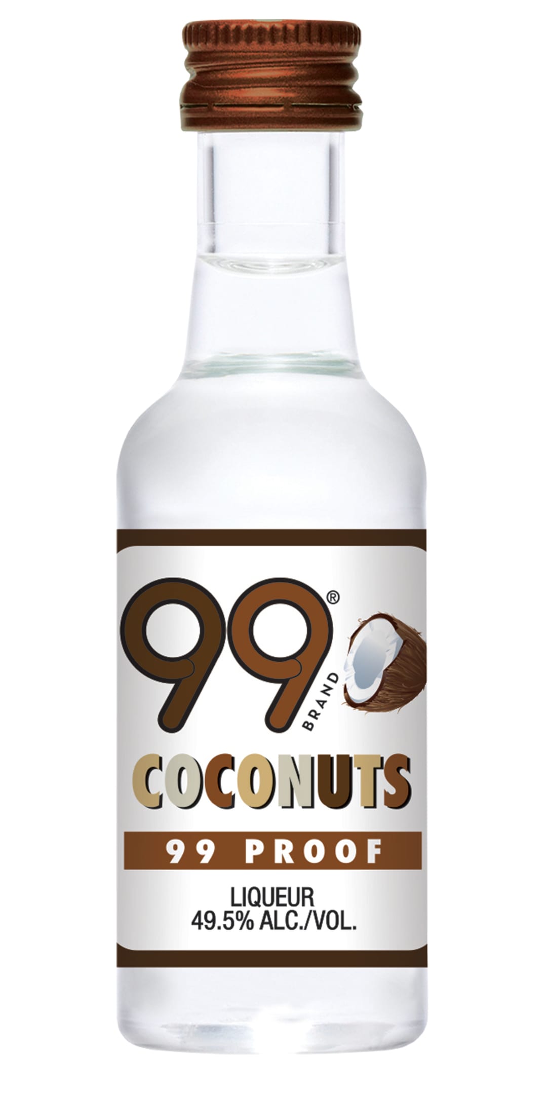 99 Schnapps Coconut Plastic 10/12PK 50ML