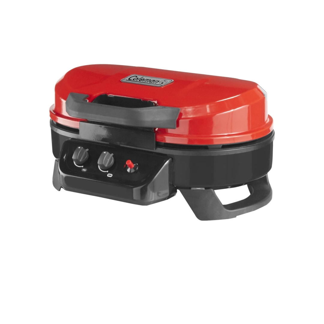 Coleman RoadTrip 225 Portable Tabletop Grill, 2-Burner Gas Grill with Matchless Ignition & Adjustable Temperature Control, 11,000 BTUs of Power for Grilling, Tailgating, Camping, BBQ, & More