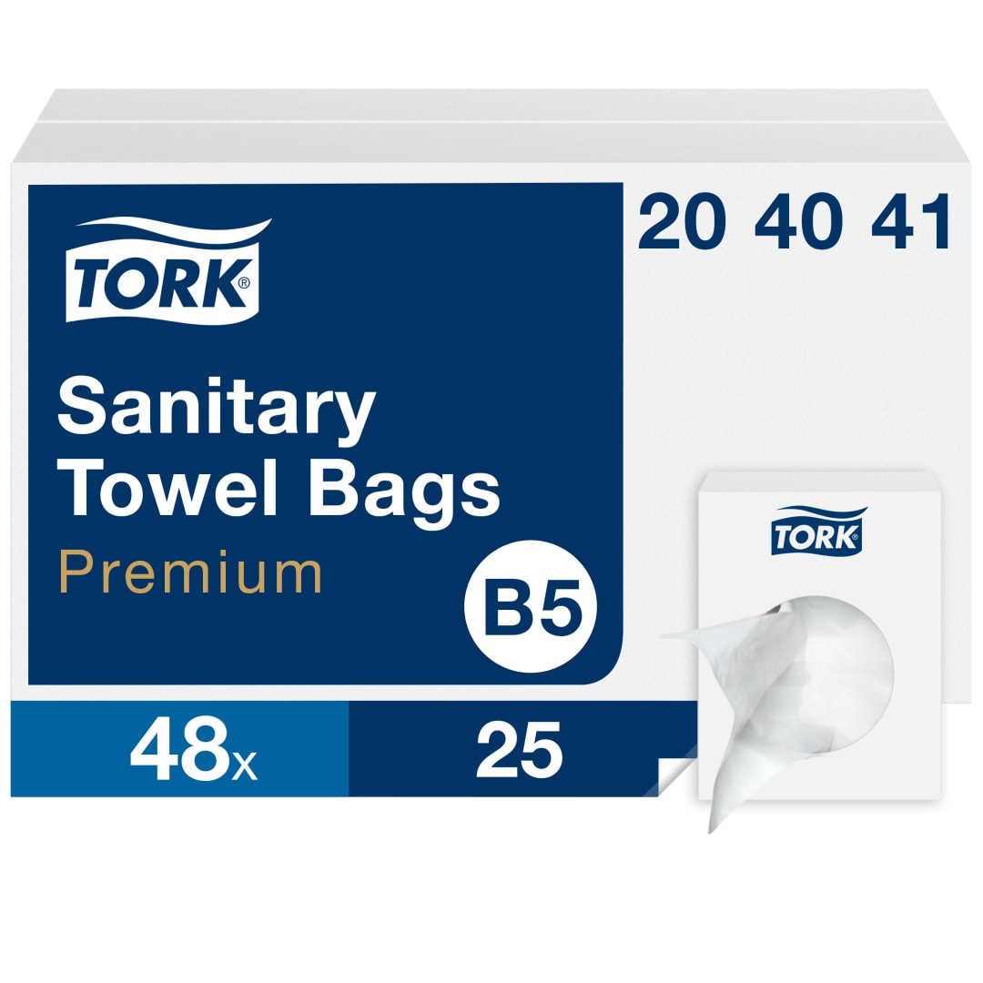 Tork Sanitary Towel Bags White 13.5 x 25 cm 