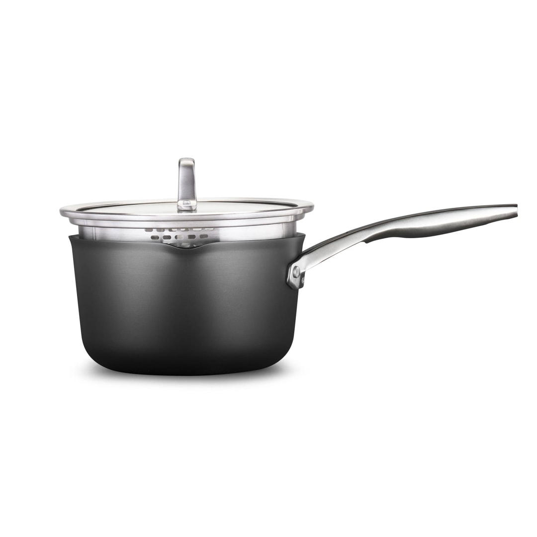Calphalon® Premier™ Hard-Anodized Nonstick 3.5-Quart Saucepan with Lid