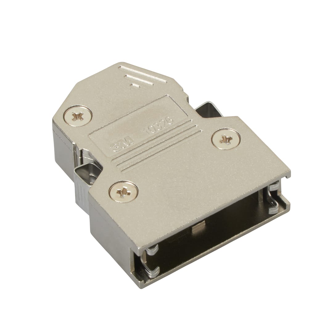 3M™ 10326-C500-00, MDR Rundkabel Verbinder Griffkappe, 60° Kabelausgang, Metall, 26-pol, 103 Serie