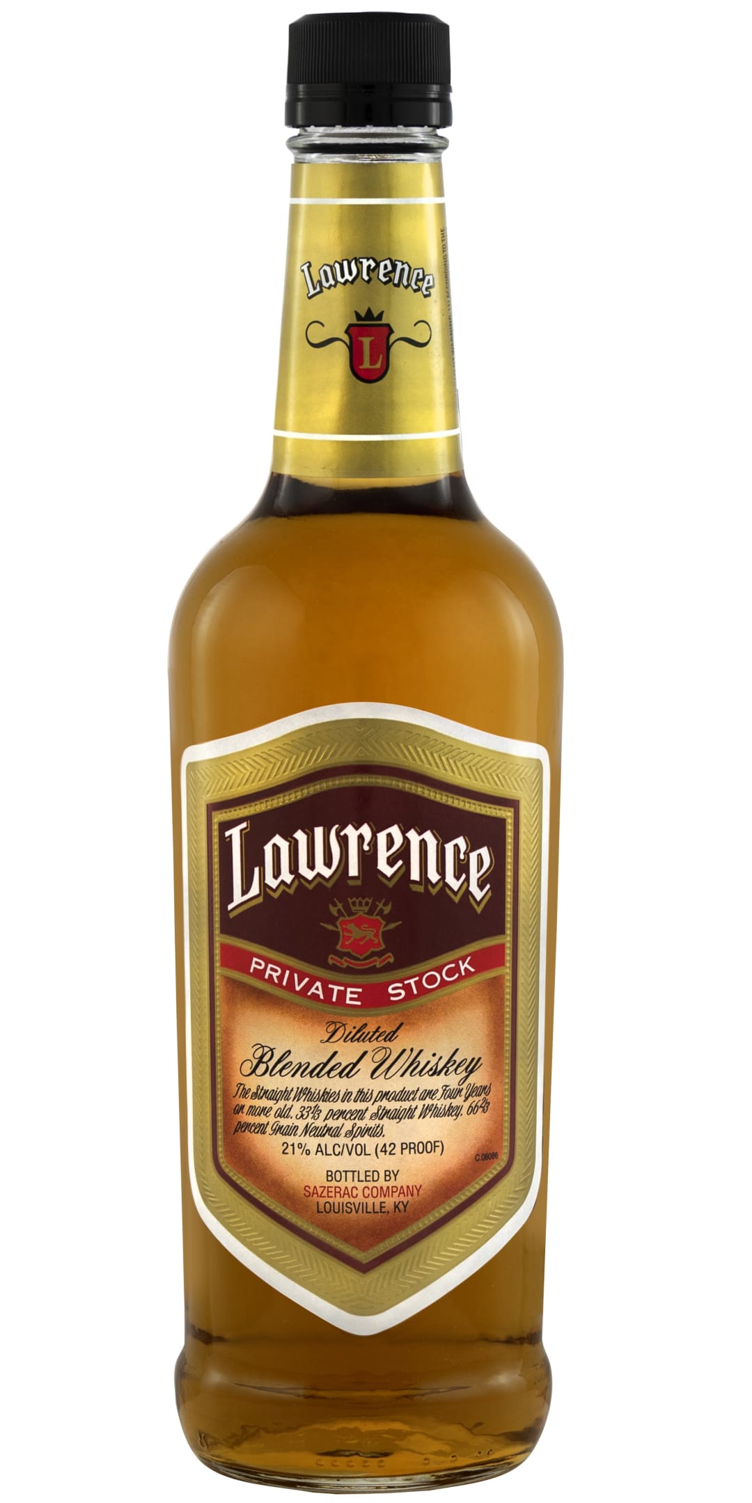 Law Diluted Blended Whiskey 750ml 42 Proof