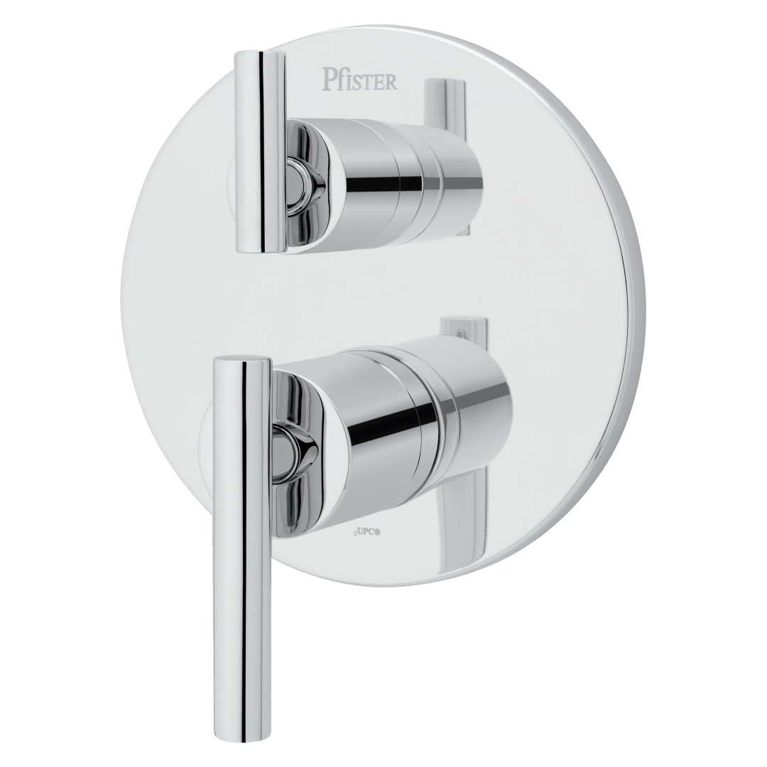 Contempra Stacked Diverter Trim Kit in Polished Chrome