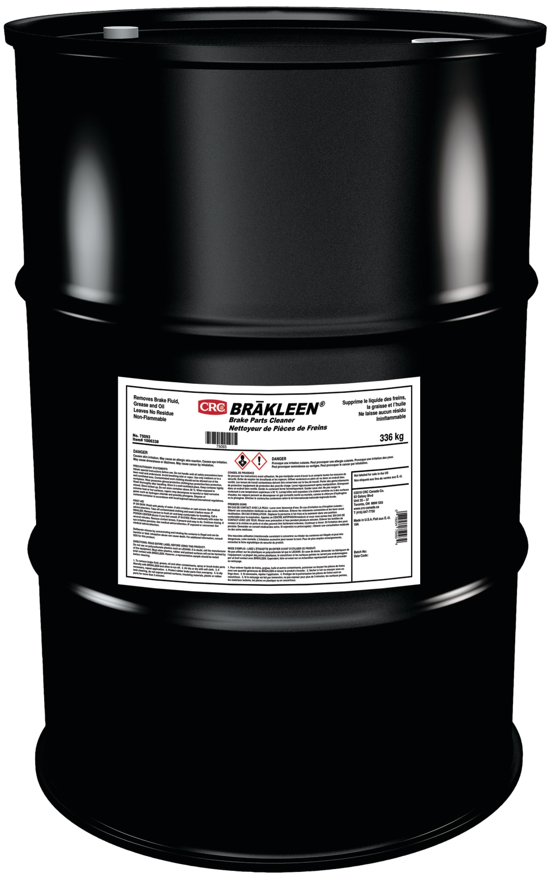 CRC Brakleen Brake Parts Cleaner Non-Flam (F/E) 1X336KG