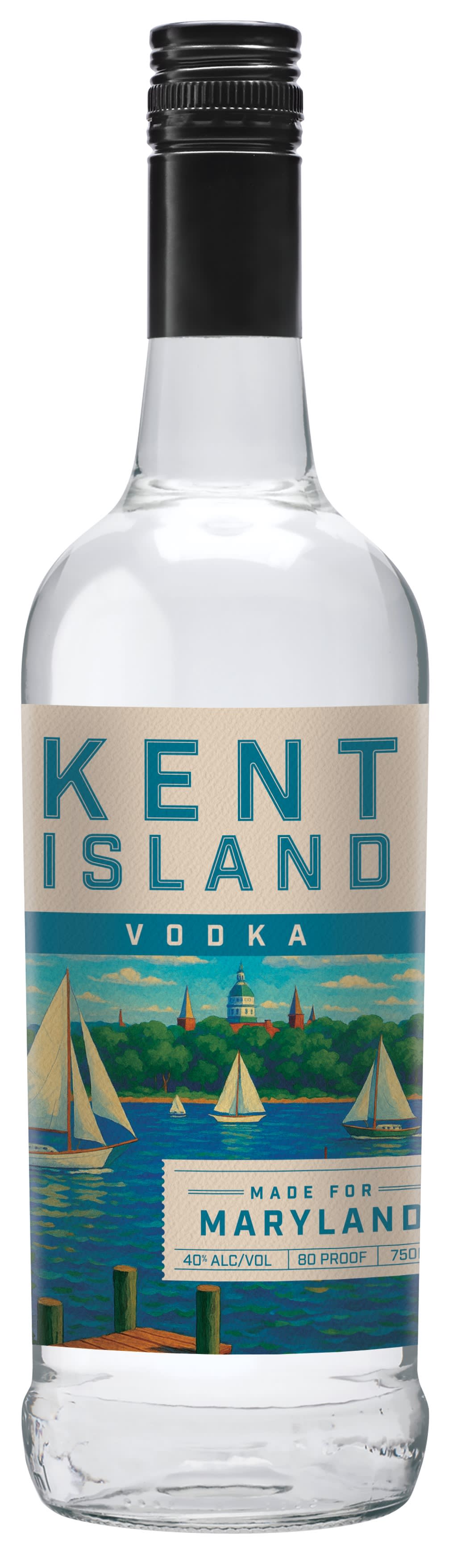 Kent Island Vodka 750ml 80 Proof