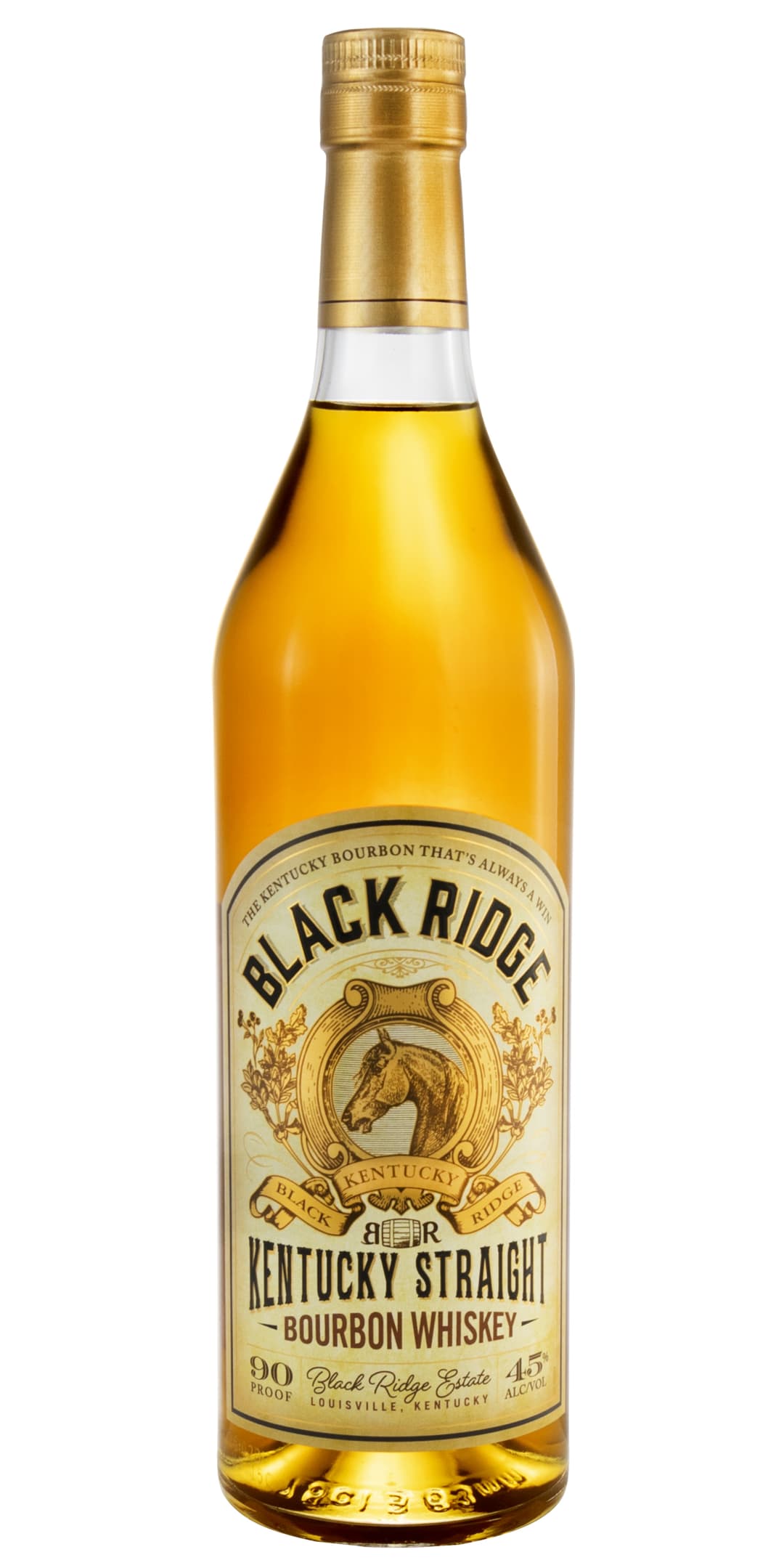 Black Ridge Straight Whiskey 750ml 90 Proof