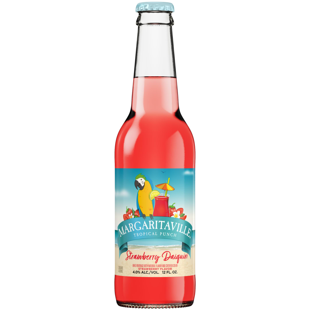 Margaritaville Tropical Punch Strawberry Daiquiri Malt Beverage 12 fl oz