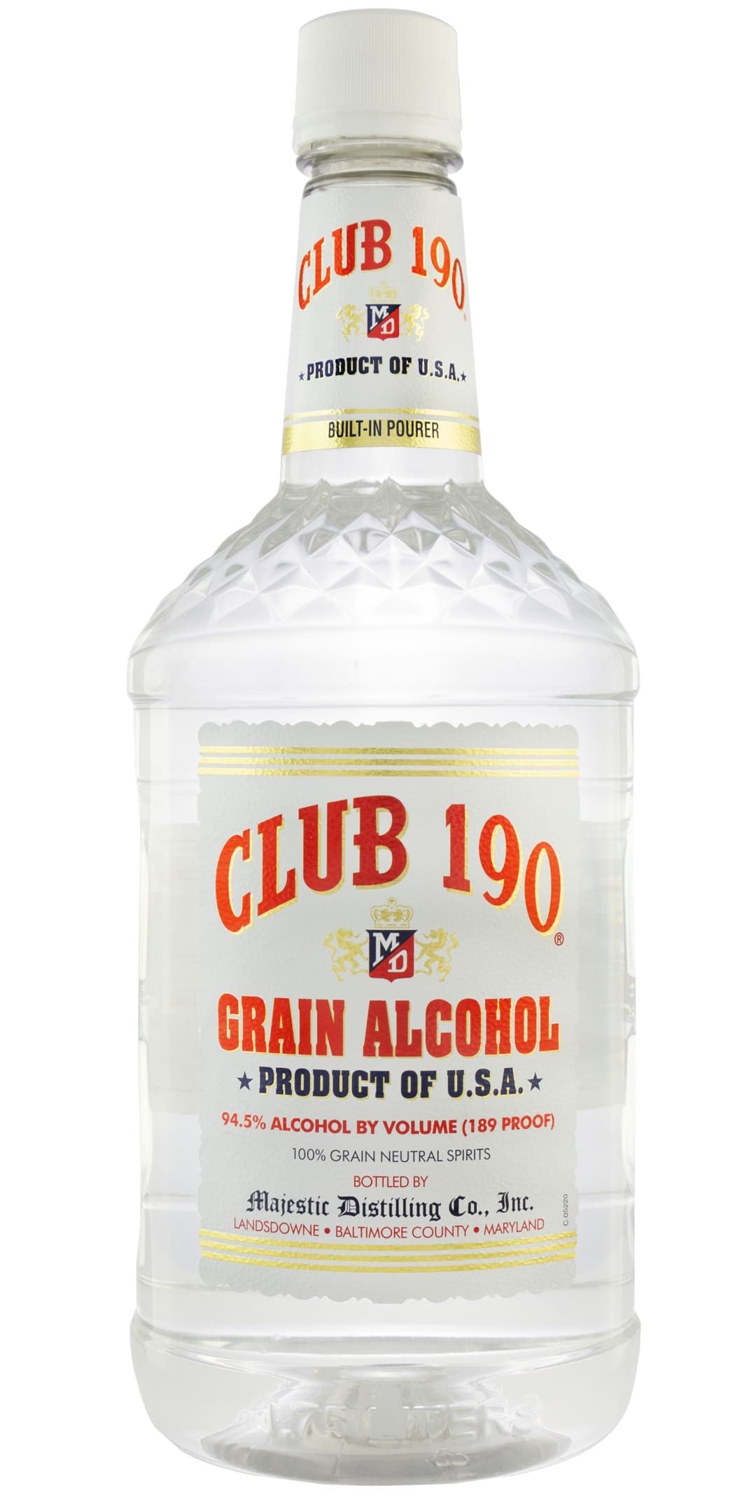 Club 190 Vodka 1.75l 189 Proof