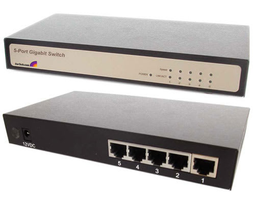 5 port Desktop 10/100/1000 Mbps Gigabit Desktop Switch