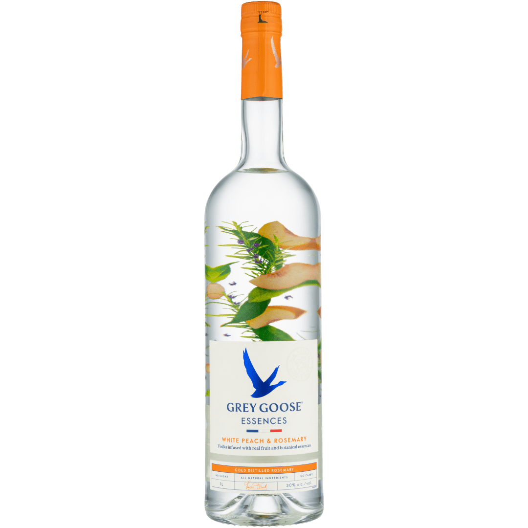 Grey Goose Essences White Peach And Rosemary Vodka With Natural Flavors 30% 1L