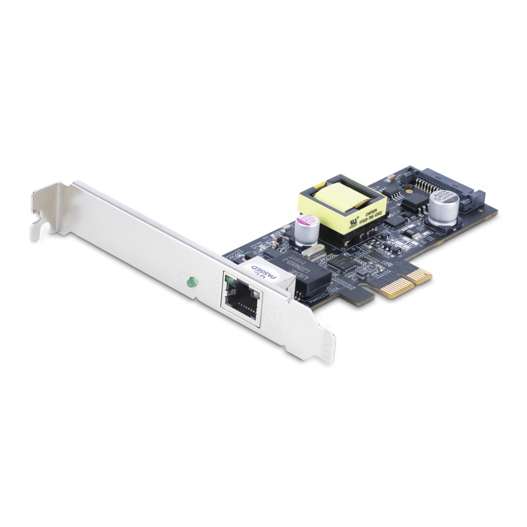 1 Port PCI Express 2 5Gbps 802 3at PoE Network Adapter Card
