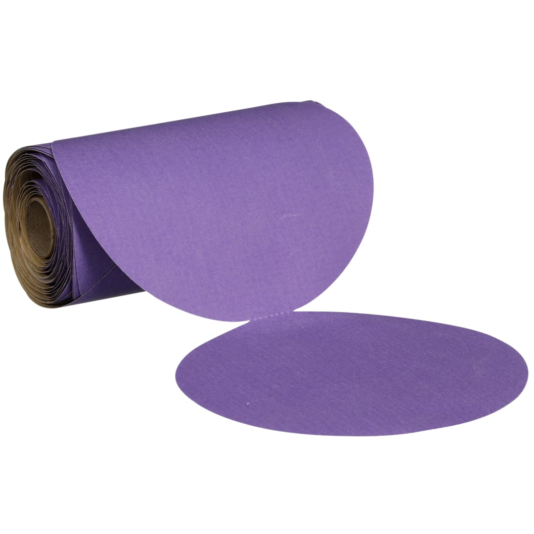 3M™ Cubitron™ II Stikit™ Paper Disc Roll 732U, 500+ C-weight, 152 mm x NH, Die 600Z, 100 Discs/Roll, 4 Rolls/Case