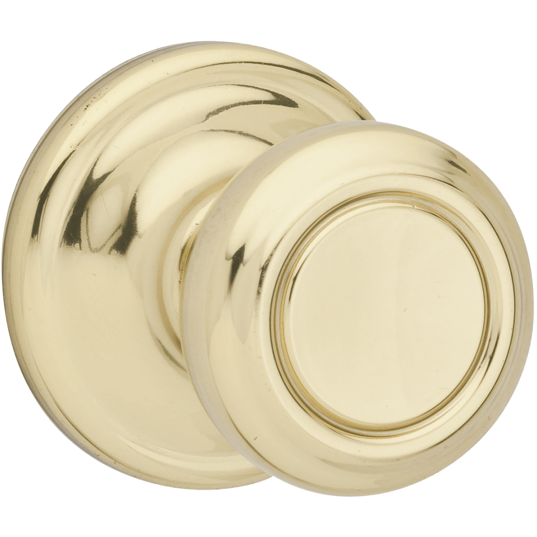 Cameron Hall/Closet Knob in Polished Brass