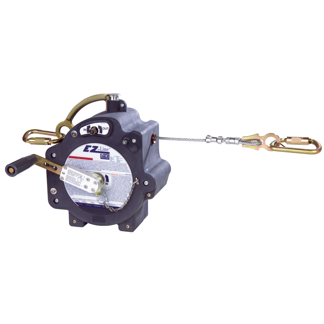 3M™ DBI-SALA® EZ-Line™ Portable Retractable Horizontal Lifeline Cable Assembly, Galvanized, 18.28 m, 7600003