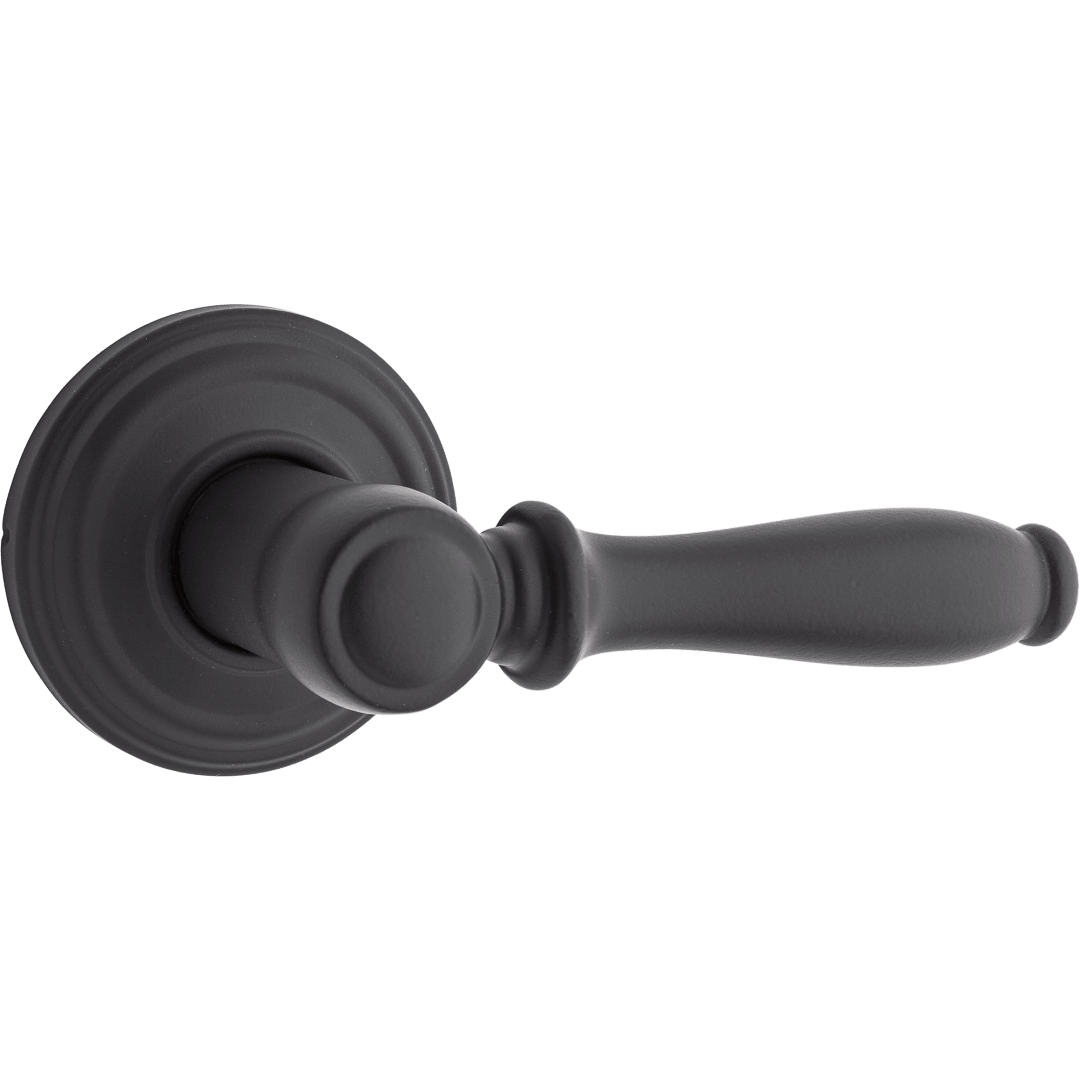 Ashfield Hall/Closet Lever in Matte Black
