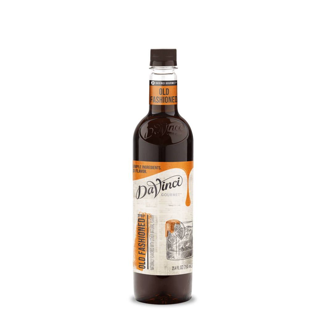 DaVinci Gourmet Old Fashion Syrup, Plastic Bottle, 4x750mL