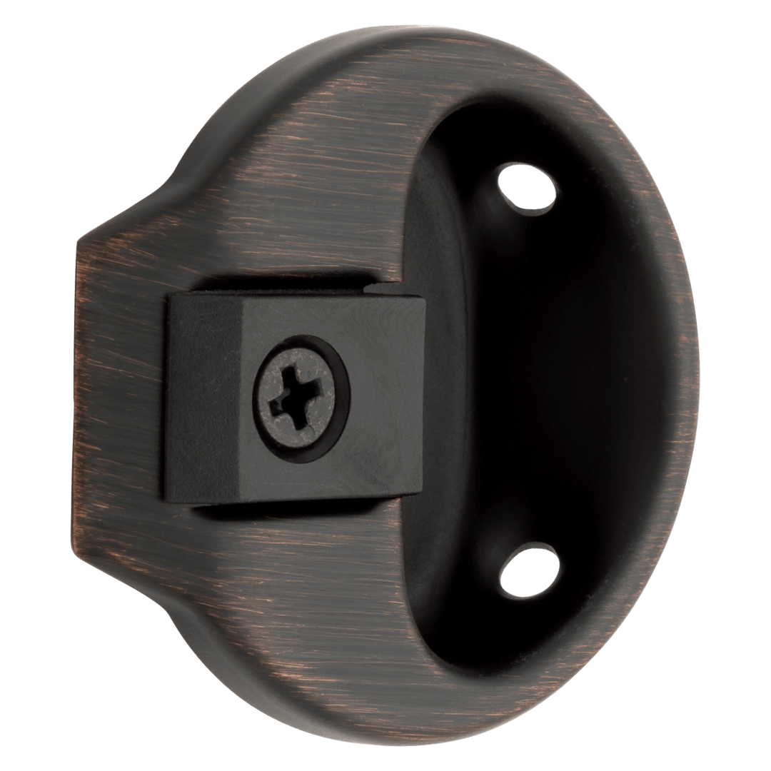 Full Round Adjustable Circle Strike for Knob/Lever in Matte Black or Venetian Bronze Finish 500-Pack