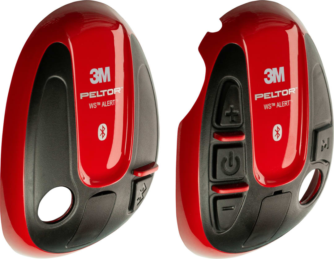 3M™ PELTOR™ Covers for WS™ ALERT™ Headsets, Red, 1 Pair (Left+Right), 210300-664-RD/1, 25pair/Case
