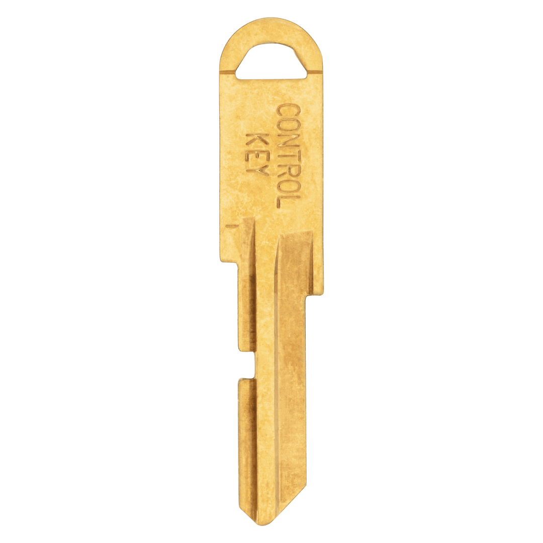 6 Pin, Front Removable Cylinder, Blank Control Key 50CT
