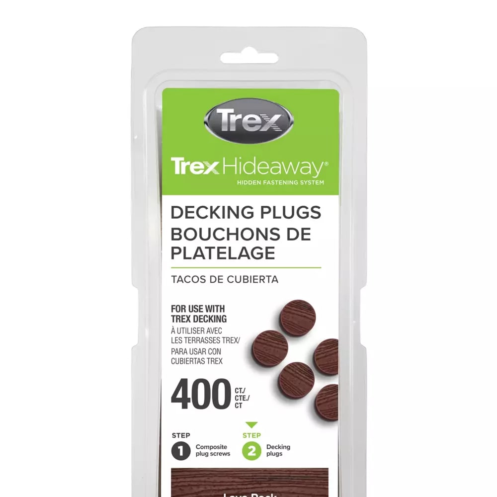 Trex® Decking Plugs Lava Rock - 400 count/pack
