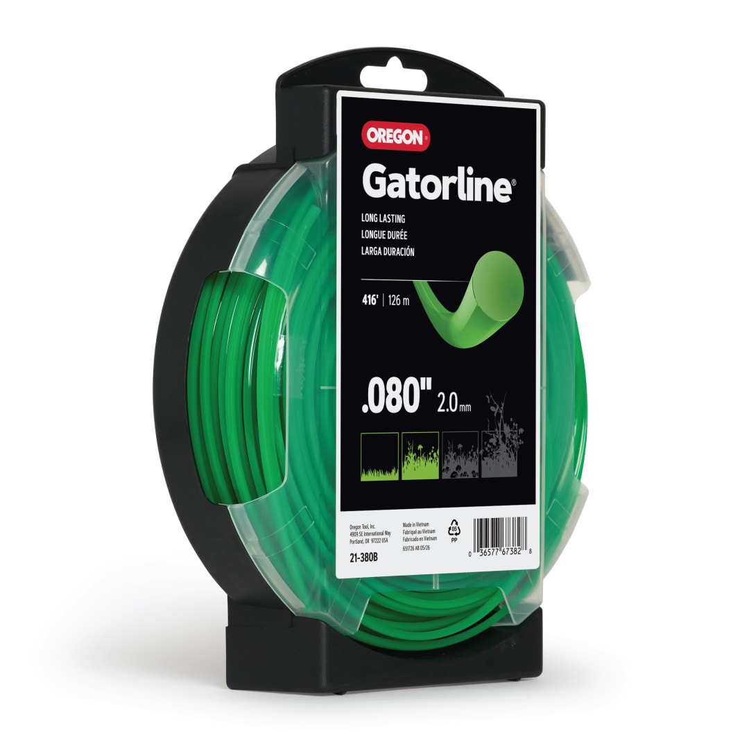 Oregon® 0.080 in. Gatorline Round Trimmer Line, 1 lb. (416 ft.) Bulk Donut, Fits Stihl, DeWalt, Ryobi and Greenworks 21-380B