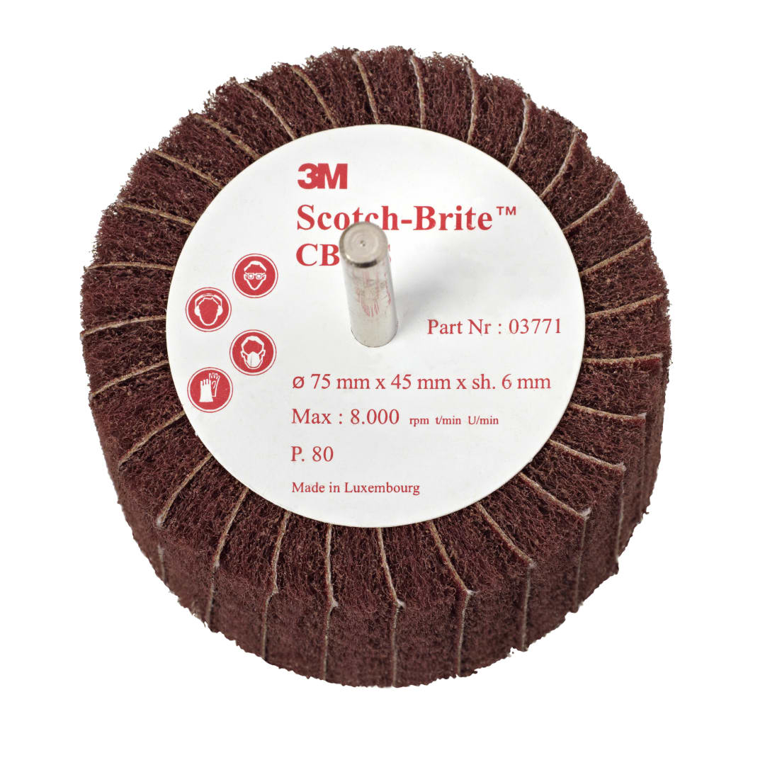 3M™ Combi Wheel CB-ZS, 100 mm x 45 mm x 6 mm, P60