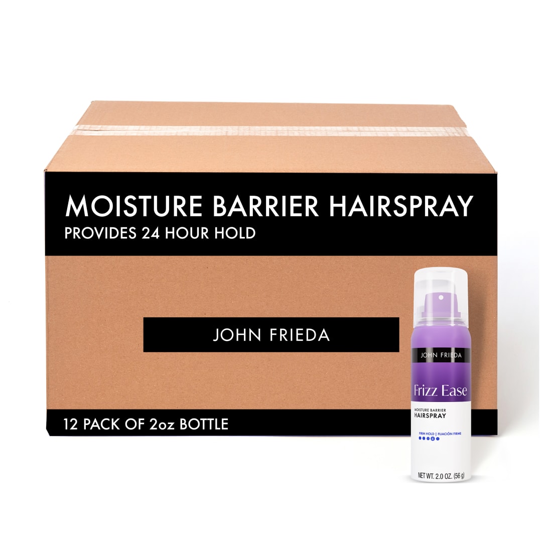 John Frieda Frizz Ease Moisture Barrier Firm Hold Hairspray, 2 oz, 12 pk