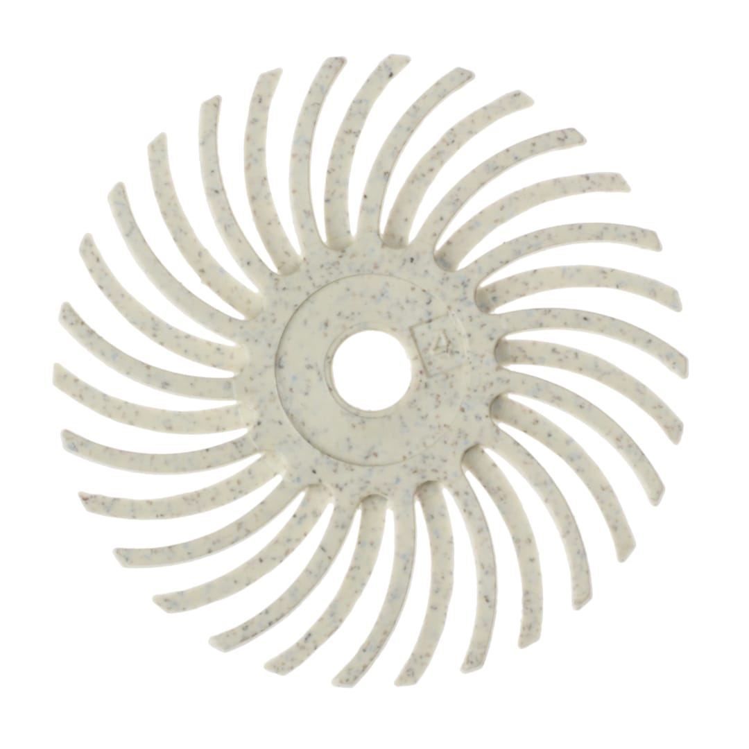 Scotch-Brite™ Radial Bristle Brush RB-ZB, weiß, 25,4 mm x 3 mm, P120, Typ C