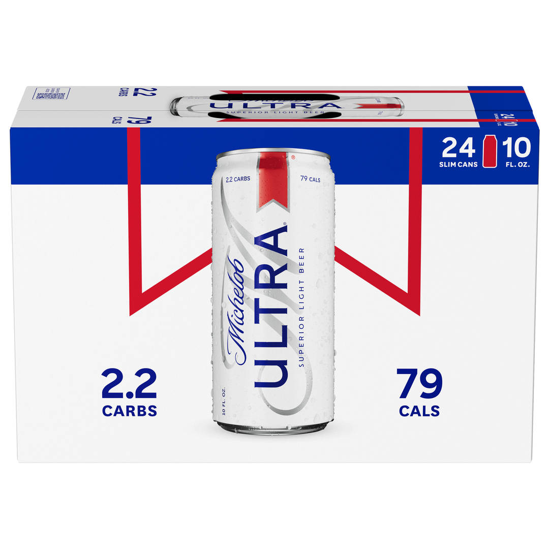 Michelob Ultra 24x10 oz Can Sleek Suitcase CARRIER - Revised Callout