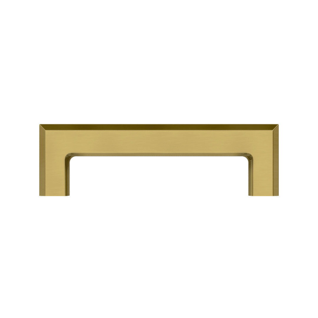 4412 Bevel 4" Cabinet Pull, In Heirloom Brass